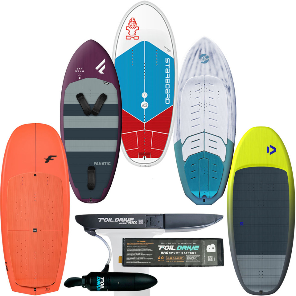 foil-drive-max-starter-kit-fanatic-sky-cabrinha-link-starboard-takeoff-duotone-sky-f-one-rocket2__63501 Assist MAX Starter Kit with Board Package - Image 1